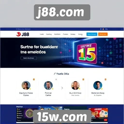 Análise da interface do usuário no j88.com